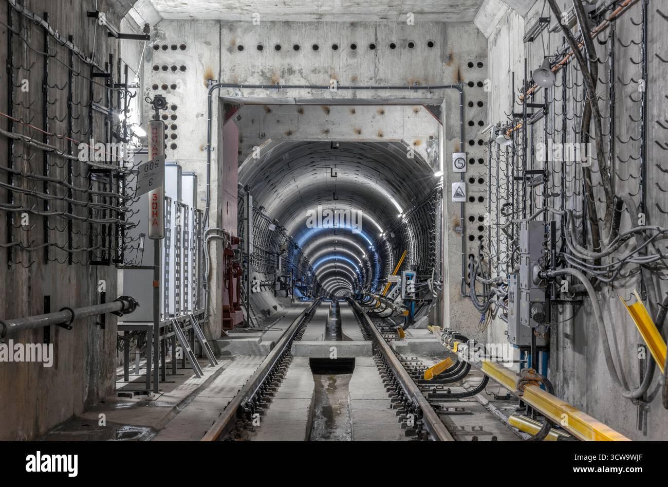 Túnel de construcción subterránea